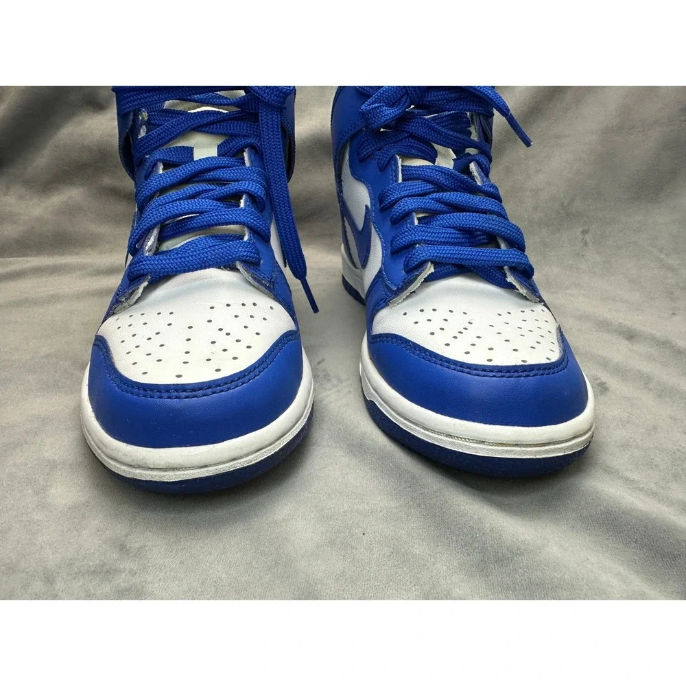 Nike Dunk High Kentucky Blue‎ BG 4Y White Game Royal Kids Sneakers 2021